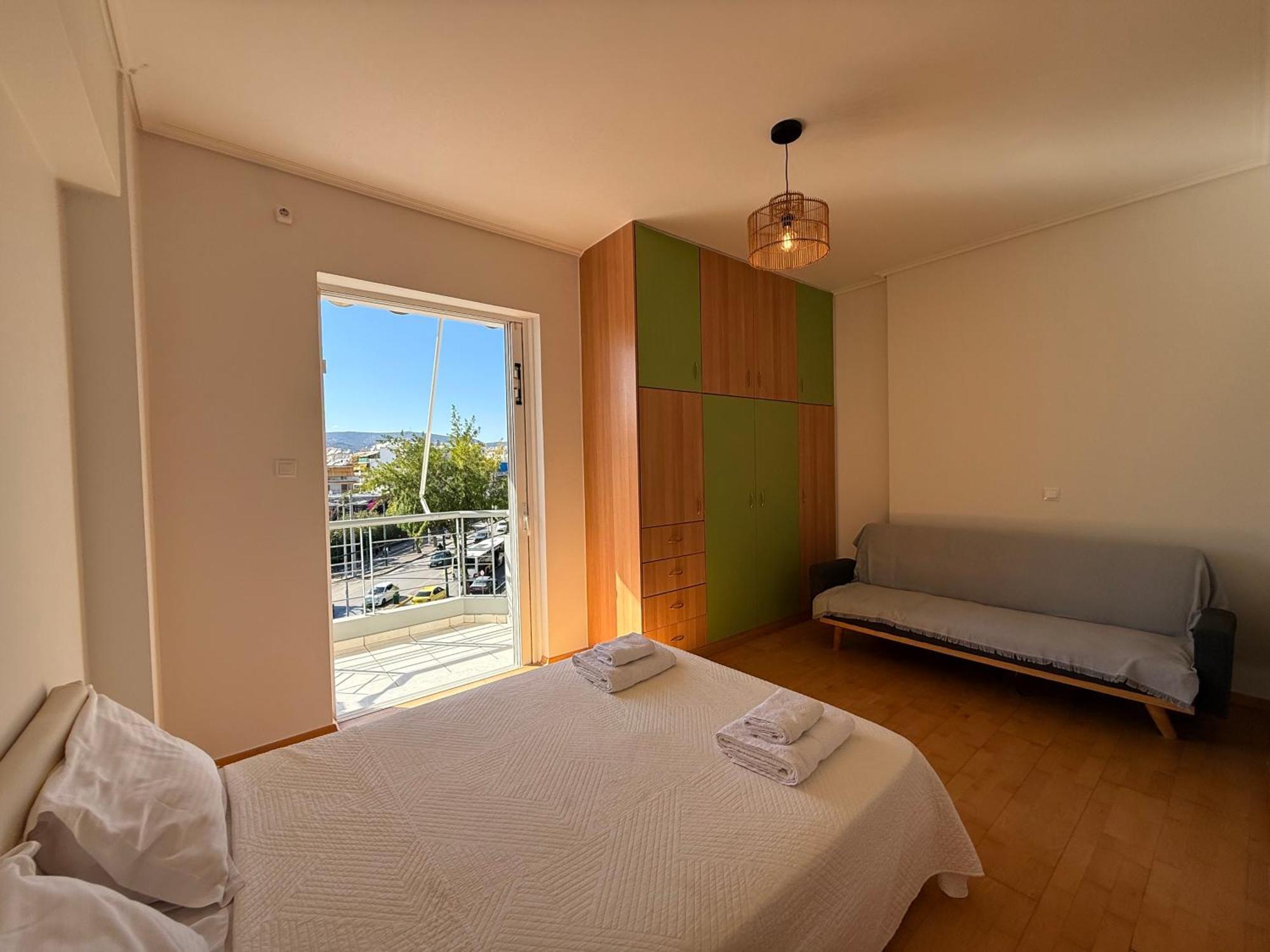Sunny Home Private Jacuzzi Hydromassage Acropolis & Lycabettus Far View Parking 300M Metro Peristeri Atina Dış mekan fotoğraf